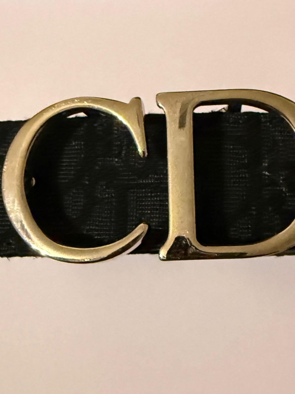 Christian Dior reversible belt with silver CD buckle - Picture 2 of 16